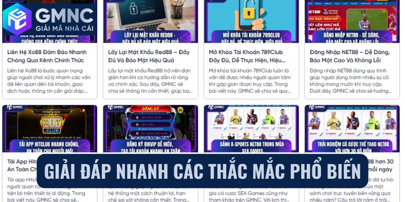 GMNC giải đáp thắc mắc