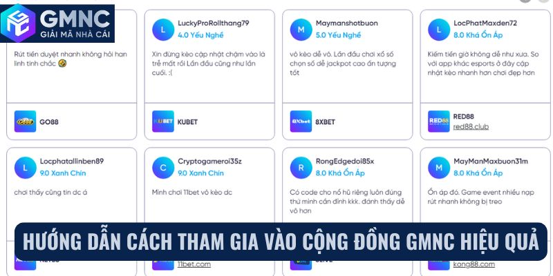Hướng dẫn cách tham gia vào cộng đồng GMNC hiệu quả
