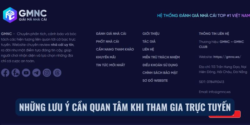 Những lưu ý cần quan tâm khi tham gia trực tuyến